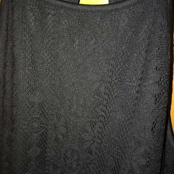 Black Lace Spaghetti Strap Dress - Picture 4 of 5